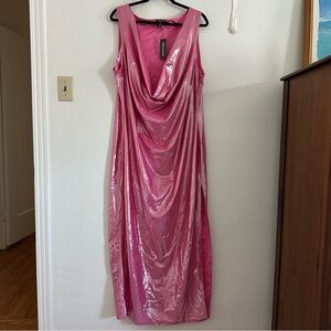 Metallic Pink Dress